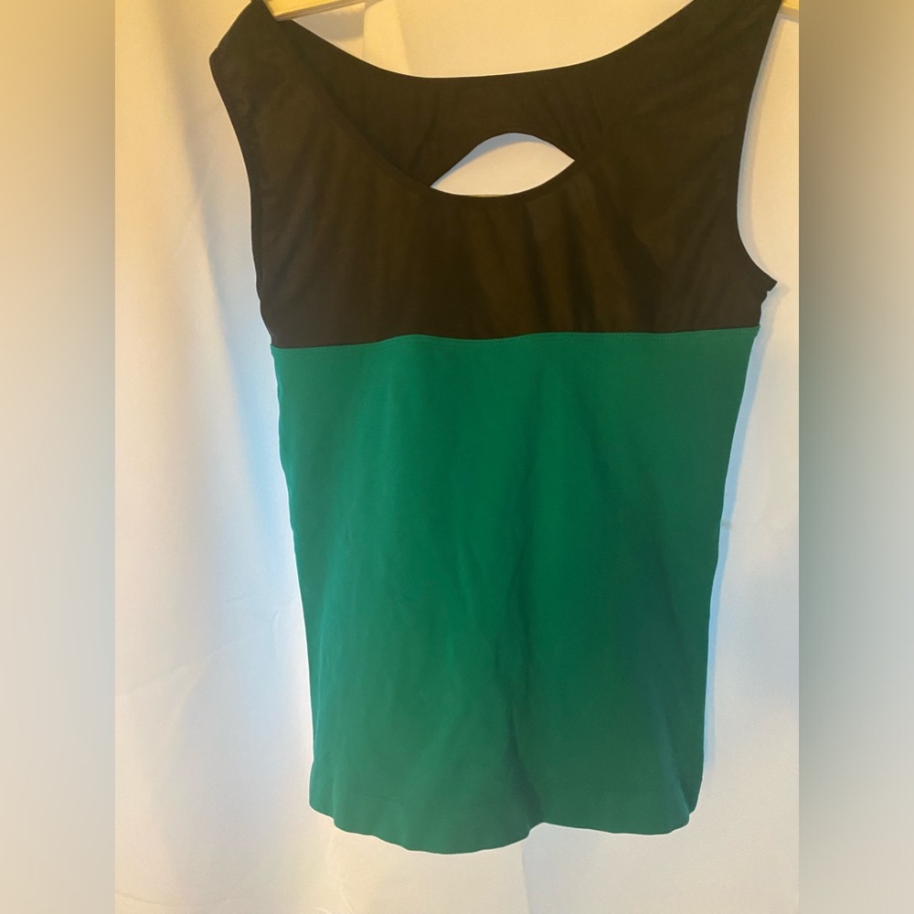 Bebe athletic womans top teal/black